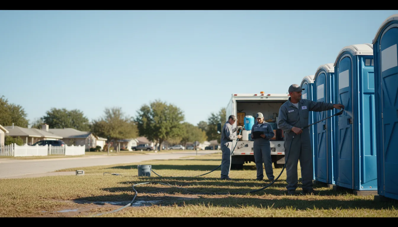 Long-Term Portable Toilet Rental in Eagarville, IL near me